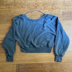 Free People Take Me Back Pullover Sweatshirt, Size S